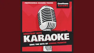 For Mama (Originally Performed by Connie Francis) (Karaoke Version)