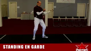 Foil Fencing Instructional Video:  How to do the En Garde Position