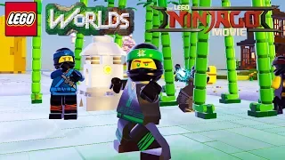 LEGO Worlds - Ninja Bamboo Forest Brick Build Unlock Lloyd, Jay, Cole, Kai and Zane