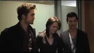 Backstage at Oprah - Robert Pattinson, Kristen Stewart & Taylor Lautner