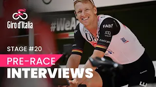 Giro d'Italia 2023 |  Stage 20 | Pre-Race Interviews