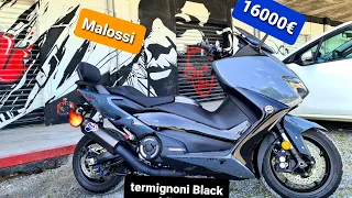 Test Yamaha tmax 560 malossi Termignoni Black édition 😈 #A2