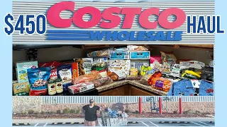 BIG $450 COSTCO HAUL + Shop with Me and Taste Testing a NEW Dessert!