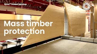 Welcome to the world's largest automated coating line for protecting mass timber projects