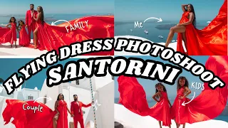 Behind The Scenes Of The Flying Dress Photoshoot In Stunning Santorini, Greece...and the COST!