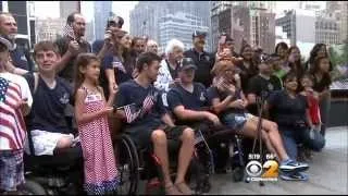 Injured Veterans Honor Bravery Of Others At 9/11 Memorial