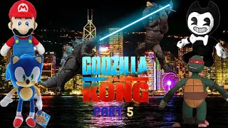 Godzilla vs Kong Plush/Toys Part 5 Hong Kong Battle