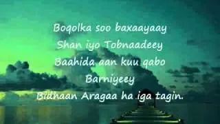 Badda cas, Cabdi Nasir Macalin with lyrics