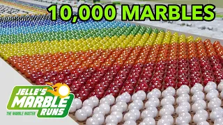 INSANE GRAVITRAX Marble Run with 10,000 Marbles!