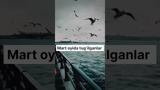 Mart oyida tug'ilganlar haqida