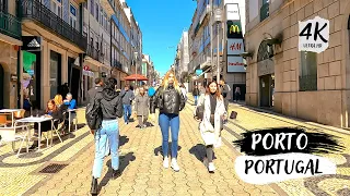 Walk Through the Heart of the City of Porto, Portugal (4K Tour)
