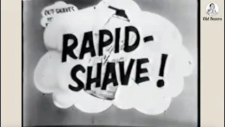 60´Colgate-PalmoliveRapid Shave Cream TV commercial #vintage #old #ad #commercial #shaving #razor