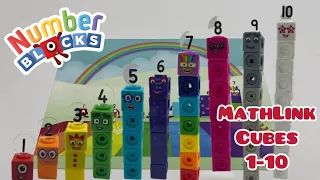 Unboxing Building Numberblocks, mathlink cubes 1-10