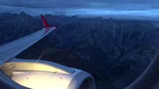 Austrian ERJ195 Takeoff Innsbruck Kranebitten