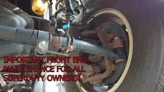 IMPORTANT maintenance for all superduty
