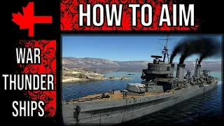 War Thunder - How to Aim with Ships