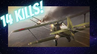 14 KILLS!!! German 5.3 Air-Arcade (WarThunder)