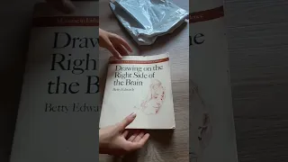 Unpackaging Drawing on the right side of the Brain book.