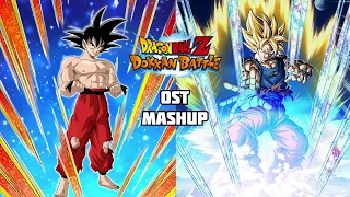 TEQ Goku & PHY LR SSJ3 Goku/SSJ2 Vegeta OST Mashup - Dbz Dokkan Battle