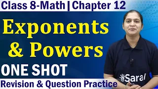 Exponents and Powers in One Shot | Class 8 Maths Chapter 12 NCERT
