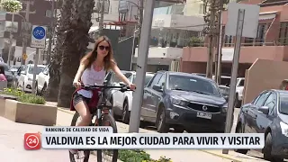 Valdivia es la mejor ciudad del país para vivir | 24 Horas TVN Chile