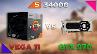 Vega 11 vs GTX 970 in 7 games. New APU or old GPU?