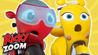 Ricky Saves The Day ⚡️Out Of Control ⚡️ Motorcycle Cartoon | Ricky Zoom