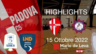 HIGHLIGHTS Padova Calcio a5 vs  C5 PALMANOVA