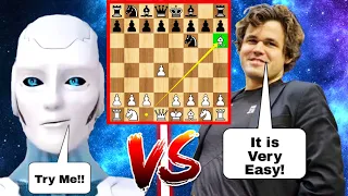 Stockfish 15.1 (4K Elo) Sacrificed His Bishop in the Opening | Stockfish vs Magnus | Fide magnus