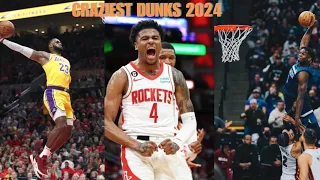 CRAZIEST NBA Dunks of 2024!!!