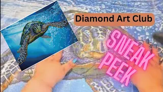 Diamond Art Club SNEAK PEEK  - Green Sea Turtle