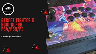 Street Fighter 6 Hori Alpha for the PS5/PS4/PC. Unboxing and Reviews