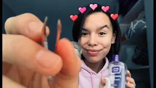 ASMR plucking your eyebrows🤪🦋(roleplay) (TICO/PLUCK)