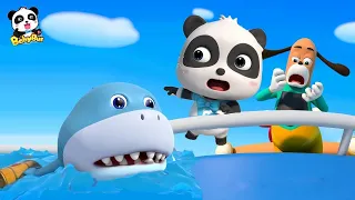 Nursery Rhymes |  Baby Shark's Chasing Baby Panda | Super Panda Rescue Team | Kids Pretend Play | B