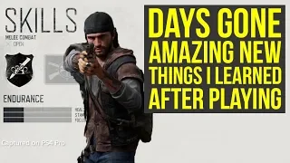 Days Gone Gameplay - NEW FOOTAGE, Skills, Progression, Big Feature Removed & Way More (Days Gone PS4