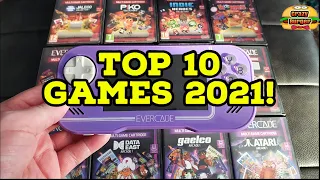 Top 10 Games On Evercade in 2021!