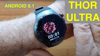 ZEBLAZE THOR ULTRA Android 8.1 AMOLED 1.43" Screen 2GB/16GB 4G GPS Smartwatch: Unboxing & 1st Review