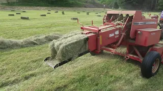 Square Hay Baler Machine Tractor