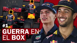 GUERRA EN EL BOX: MAX VERSTAPPEN VS DANIEL RICCIARDO | PARTE 1