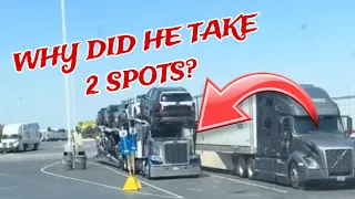 WHY DID HE TAKE 2  SPOTS?🚛🚚