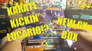 KARATE KICKS AND A LUCARIO GX BOX!!!!!???