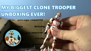 My Biggest CLONE TROOPER Unboxing EVER | 212th, Freebies!