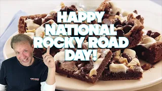 Happy National Rocky Road Day | June 2nd | Rocky Road Brownies Recipe
