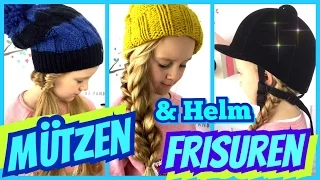 💗  3 einfache Mützen & Helm Frisuren 💗 coole Mädchen Zöpfe & Frisuren | MaVie Noelle