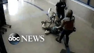 Surveillance camera shows teacher, nurse dragging boy with autism in Kentucky school