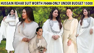 New Recreation Hania Amir Dress By Hussain Rehar Pakistani Designer Dress worth 75k under 15k budget