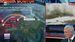 Guerra in Ucraina, la propaganda minacciosa della Tv russa - Oggi è un altro giorno 02/05/2022