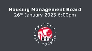 Housing Management Board - Thursday, 26th January, 2023 6.00 pm