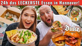 24h das LECKERSTE in Hannover essen! 😍 Die besten Food Spots mit Freundin testen | ULTRA LECKER 😱