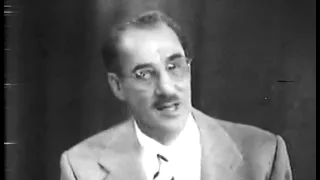 Groucho shares his views on Hungarians - Rare clip from You Bet Your Life (Dec 22, 1955)